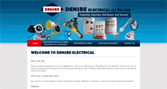 Desktop Screenshot of densbe-electric.com